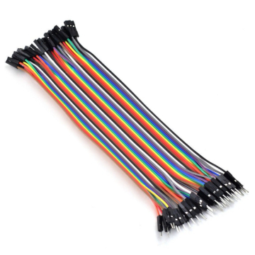 Male to Female 40pcs 20cm Dupont Header Jumper Wire for Breadboard