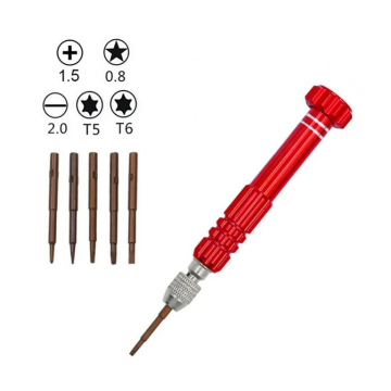 KOOCU 5-in-1 Precision Screwdriver Tool Set for Repair Smart Phone Tab Laptop Watch, Toy, Glass in BD, Bangladesh by BDTronics