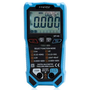 FNIRSI MT-40 Smart Digital Multimeter 4000 Counts True RMS in BD, Bangladesh by BDTronics