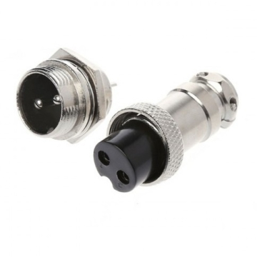 GX16 Plug 2 Pin Male Female Aviation Connector in BD, Bangladesh by BDTronics