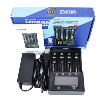  LiitoKala Lii-600 Smart Battery Charger Capacity Tester with Touch for Li-ion LiPo Ni-MH NiCd AA AAA 18650 26650 14500 in BD, Bangladesh by BDTronics