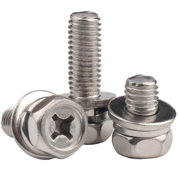 M6 Stainless Steel SS Sems Hex Screw Philips Head with Washer for LiFePO4 Battery Terminal in BD, Bangladesh by BDTronics