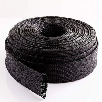 8mm Nylon Woven Mesh Cable Management PET Sleeves 1Feet Length