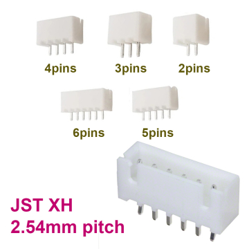 JST XH 2.54mm Pitch Male PCB Connector (2P / 3P / 4P / 5P / 6P) in BD, Bangladesh by BDTronics