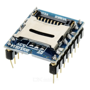 WTV020M01 WTV020-SD Sound Module SD Card Voice Module MP3 Audio Player Voice Module in BD, Bangladesh by BDTronics
