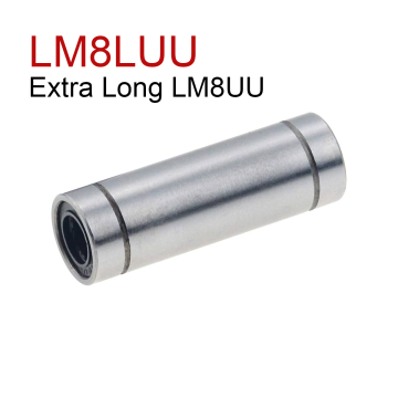 LM8LUU Extra Long Linear Rail Ball Bearing LM8UU 8mm Bore for 3D Printers and CNC in BD, Bangladesh by BDTronics