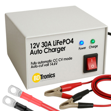12V 30A All-in-One Battery Charger LiFePO4/ Lead Acid/ GEL/ AGM with Bluetooth App Support in BD, Bangladesh by BDTronics