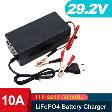 High Quality 24V 10A (8S) LiFePO4 Lithium Iron Phosphate Battery Auto Fast Charger (29.2V Cut-off) in BD, Bangladesh by BDTronics
