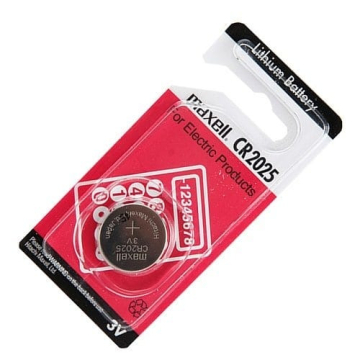Maxell CR2025 3V Lithium Button Cell Coin Battery in BD, Bangladesh by BDTronics