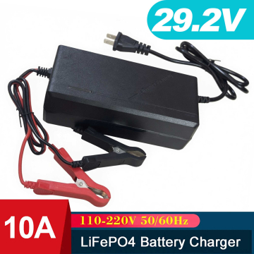 High Quality 24V 10A (8S) LiFePO4 Lithium Iron Phosphate Battery Auto Fast Charger (29.2V Cut-off) in BD, Bangladesh by BDTronics