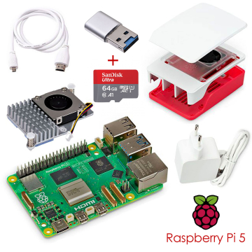 Raspbeery Pi 5 8GB Starter Kit Complete Set (Made in UK) in BD, Bangladesh by BDTronics