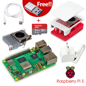 Raspberry Pi 5 8GB Starter Kit Complete Set (Made in UK) in BD, Bangladesh by BDTronics
