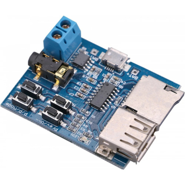 MP3 Decoding Board Non-Destructive with TF Card U Disk Player Module in BD, Bangladesh by BDTronics