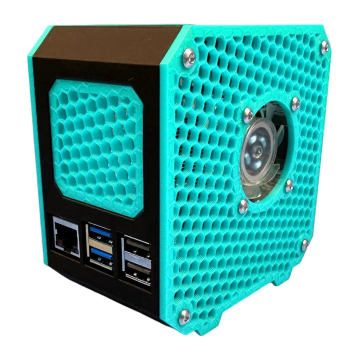 Desktop Style Plastic Case for Raspberry Pi 4 in BD, Bangladesh by BDTronics
