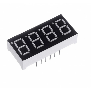 Red 0.56 Inch 4 Digit 7 Segment LED Display Digital Tube (Common Anode) in BD, Bangladesh by BDTronics