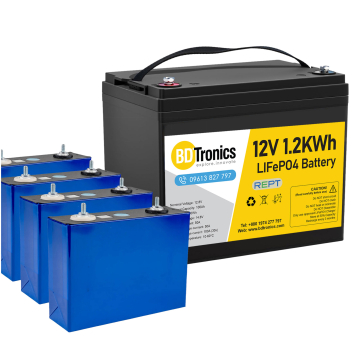 REPT 100Ah NEW (A+ Quality) LiFePO4 Battery with Bluetooth Monitor in BD, Bangladesh by BDTronics