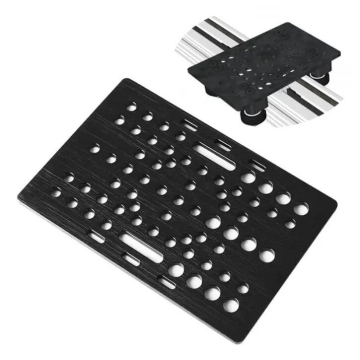 Aluminium Gantry Plate 127x88x3mm for 2020 2040 2060 2080 V-Slot Aluminium Profile 3D Printer OpenBuild CNC Parts in BD, Bangladesh by BDTronics