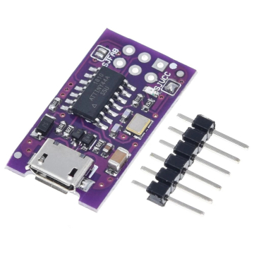 Micro USB Tiny AVR ISP ATtiny44 ATTiny45 ATTiny85 USBTinyISP Programmer in BD, Bangladesh by BDTronics