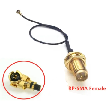 RP-SMA Female to IPEX U.FL IPX RF plug Pigtail Cable for WiFi Antenna 15cm Length in BD, Bangladesh by BDTronics