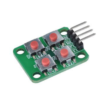 2x2 Matrix 4 Keypad Push Button Keyboard Module for Arduino in BD, Bangladesh by BDTronics