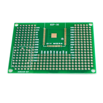 Doublesided Bread board for ESP8266 ESP-12F ESP-12E ESP32S ESP32 Universal Prototyping Breakout Board in BD, Bangladesh by BDTronics