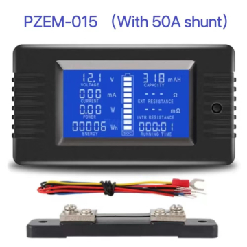 PZEM-015 50A Digital Battery Tester with 50A Shunt Resistor in BD, Bangladesh by BDTronics