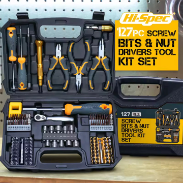 Hi-Spec 127pc Professional Screw Driver Set Home Tool Set Household Screw Bit Nut Drivers Tool Kit Set in BD, Bangladesh by BDTronics