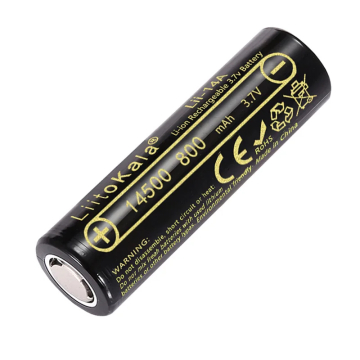 LiitoKala 14500 3.7V 800mAh Li-Ion Rechargeable Battery in BD, Bangladesh by BDTronics LiitoKala 14500 3.7V 800mAh Li-Ion Rechargeable Battery in BD, Bangladesh by BDTronics