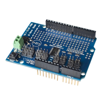 16 Channel 12-bit PWM Servo Driver Shield Controller I2C PCA9685 for Arduino UNO in BD, Bangladesh by BDTronics