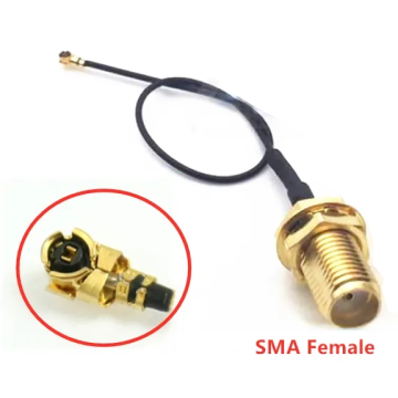 SMA Female to IPEX U.FL IPX RF plug Pigtail Cable for WiFi Antenna 15cm Length in BD, Bangladesh by BDTronics