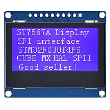 12864 SPI Graphic LCD 128x64 LCD Module ST7567A with Font Library in BD, Bangladesh by BDTronics