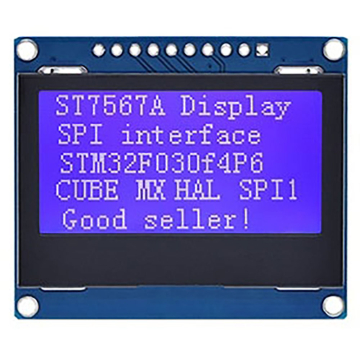 12864 SPI Graphic LCD 128x64 LCD Module ST7567A with Font Library in BD, Bangladesh by BDTronics