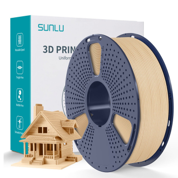 SUNLU PLA Wood Filament for 3D Printing 1.75mm (1KG) in BD, Bangladesh by BDTronics