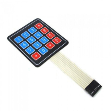 4x4 Keypad - 16 Key - Matrix Membrane Type in BD, Bangladesh by BDTronics