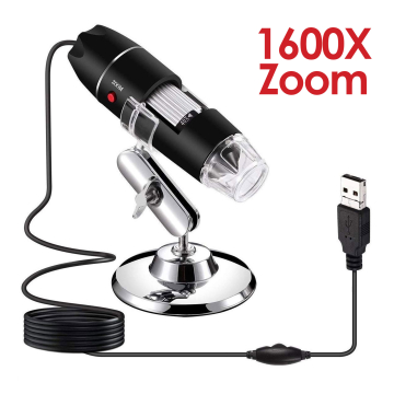 USB Digital Microscope 1600X Zoom Magnifying Tool in BD, Bangladesh by BDTronics