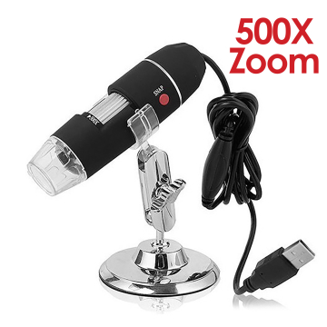 USB Digital Microscope 500X Zoom Magnifying Tool in BD, Bangladesh by BDTronics