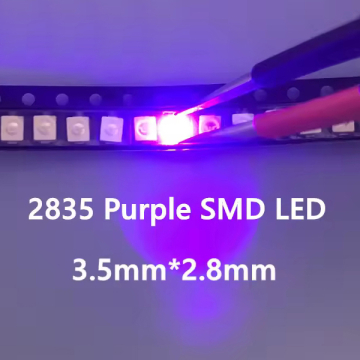 UV Ultraviolet SMD LED Chip 3528 Super Bright 395nm in BD, Bangladesh by BDTronics