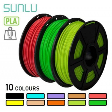 SUNLU PLA+ 1KG 1.75mm Filament for 3D Printer in BD, Bangladesh by BDTronics