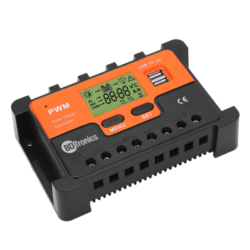 Good Quality 30A PWM Solar Charge Controller 12V/24V Auto 48V Solar Panel Lead Acid Lithium Battery (Orange Color) in BD, Bangladesh by BDTronics
