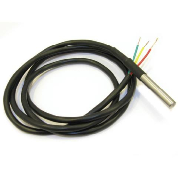 DS18B20 Waterproof Digital Temperature Sensor Probe with 1 Meter Cable in BD, Bangladesh by BDTronics