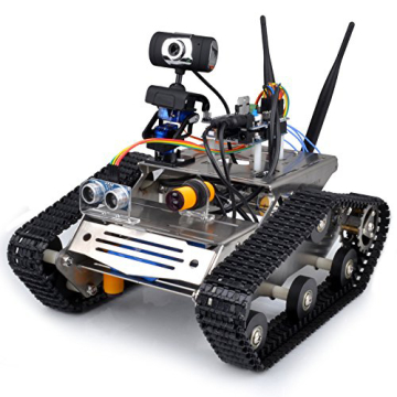 WiFi Full-Metal Tank Robot Kit Crawler Caterpillar Arduino Compatible with FPV Camera in BD, Bangladesh by BDTronics