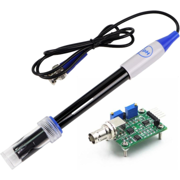 Analog Water Liquid pH 0-14 Value Detect Sensor Module PH-4502C for Water Quality Testing Aquaculture in BD, Bangladesh by BDTronics