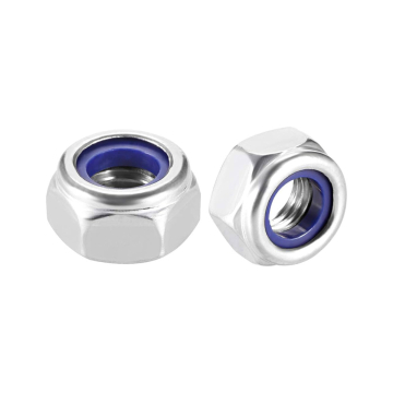 M8 Stainless Steel SS Hex Lock Nut for 1.25mm Metric Threaded Rod in BD, Bangladesh by BDTronics