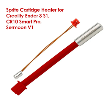Creality Sprite Cartridge Heater 24V 40W + Thermistor NTC100K High Temperature 300℃ for Creality Ender 3 S1, CR10 Smart Pro, Sermoon V1