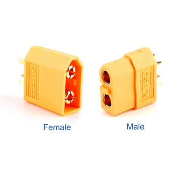XT60 Male and Female Connectors (1 Pair) in BD, Bangladesh by BDTronics