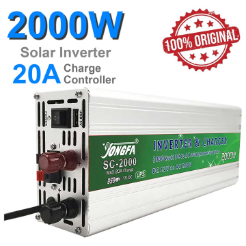 Yongfa 2000W Solar Inverter 12V DC to 220V AC with IPS function + 20A Battery Charger + USB (4 in 1) in BD, Bangladesh by BDTronics