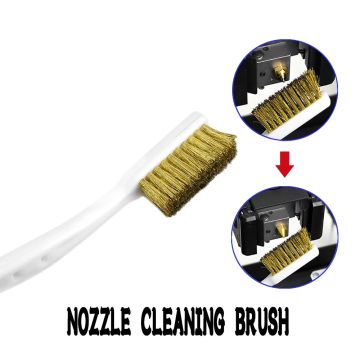 Nozzle Cleaner Copper Wire Brush Ender 3 CR10 MK8 E3D Extruder 3D Printer Accessories