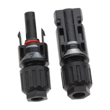 1 Pair MC4 Male + Female M/F Connectors Set for PV Solar Panel Jack Cable Accessories