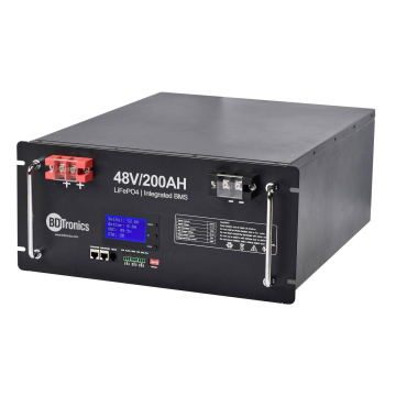 48V 200Ah Brand New A Grade Lithium Iron Phosphate LiFePO4 Rechargeable 16S Battery Pack with Bluetooth LCD CAN RS485