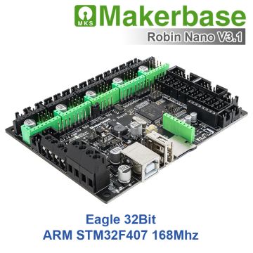 MKS Robin Nano V3.1 Eagle 32Bit 168Mhz STM32 F407 3D Printer Controller Board Marlin 2 Motherboard